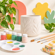 Paint-Your-Own Ceramic Planter Kit