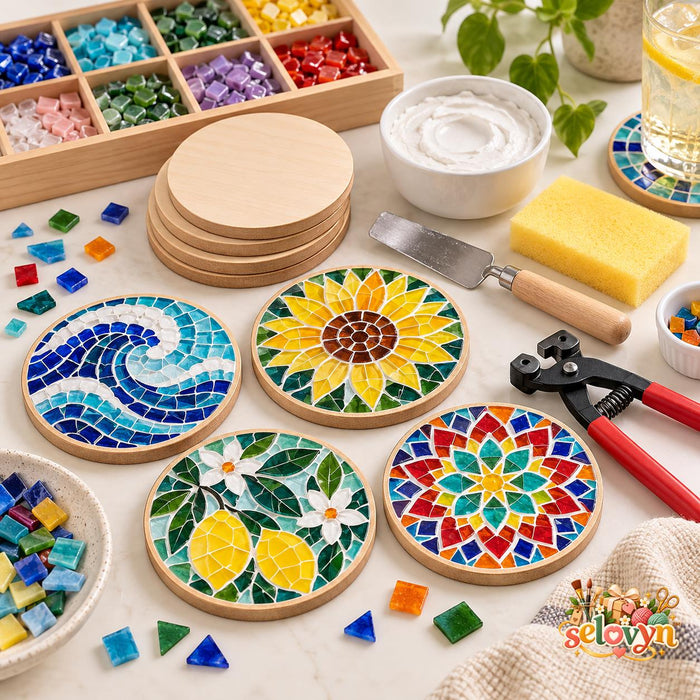 Mosaic Coaster Craft Kit