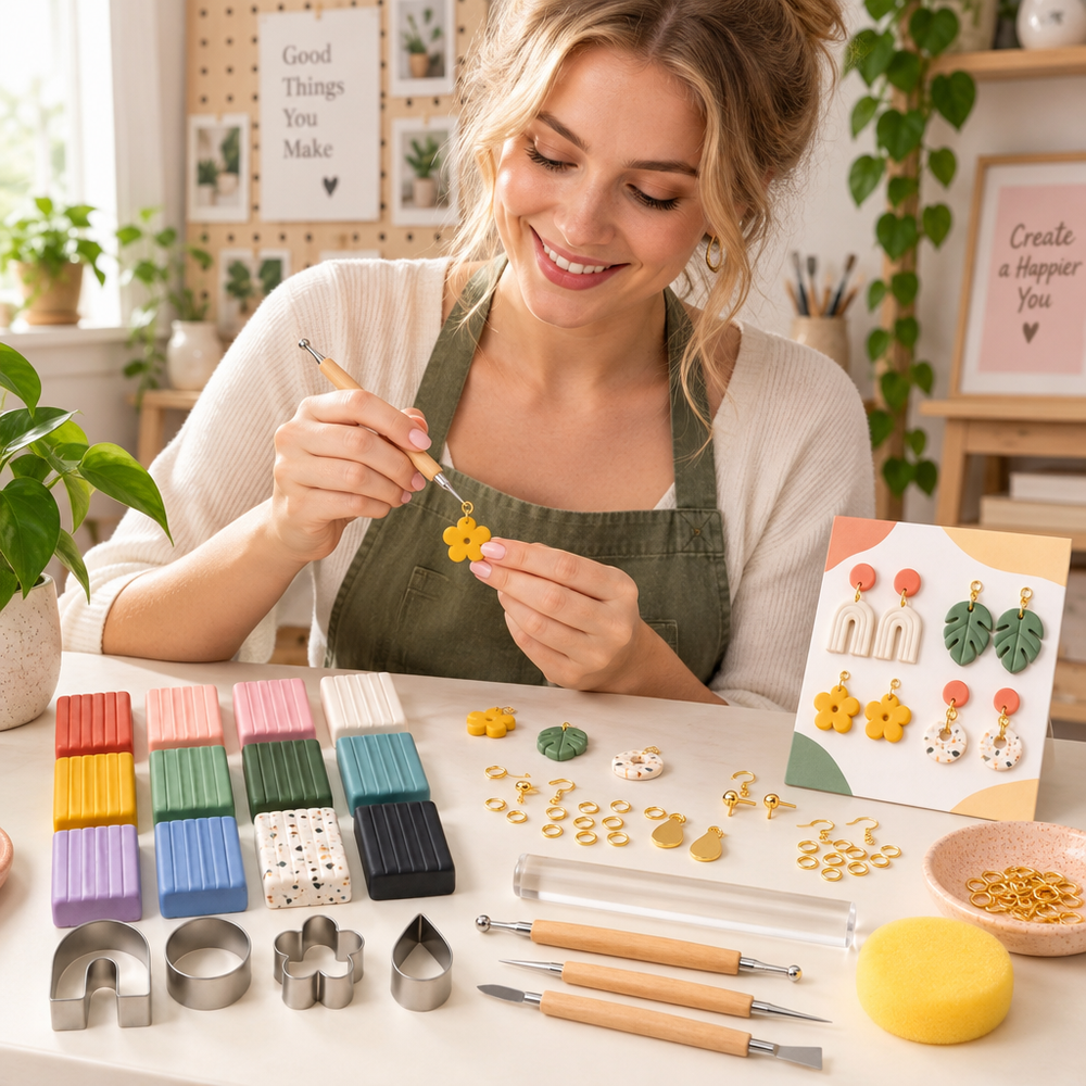 Polymer Clay Jewelry Making Kit