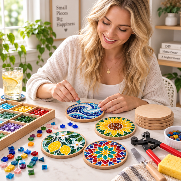 Mosaic Coaster Craft Kit