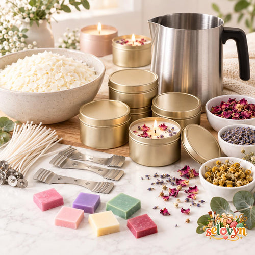 Selovyn Botanical Candle Making Gift Kit main image