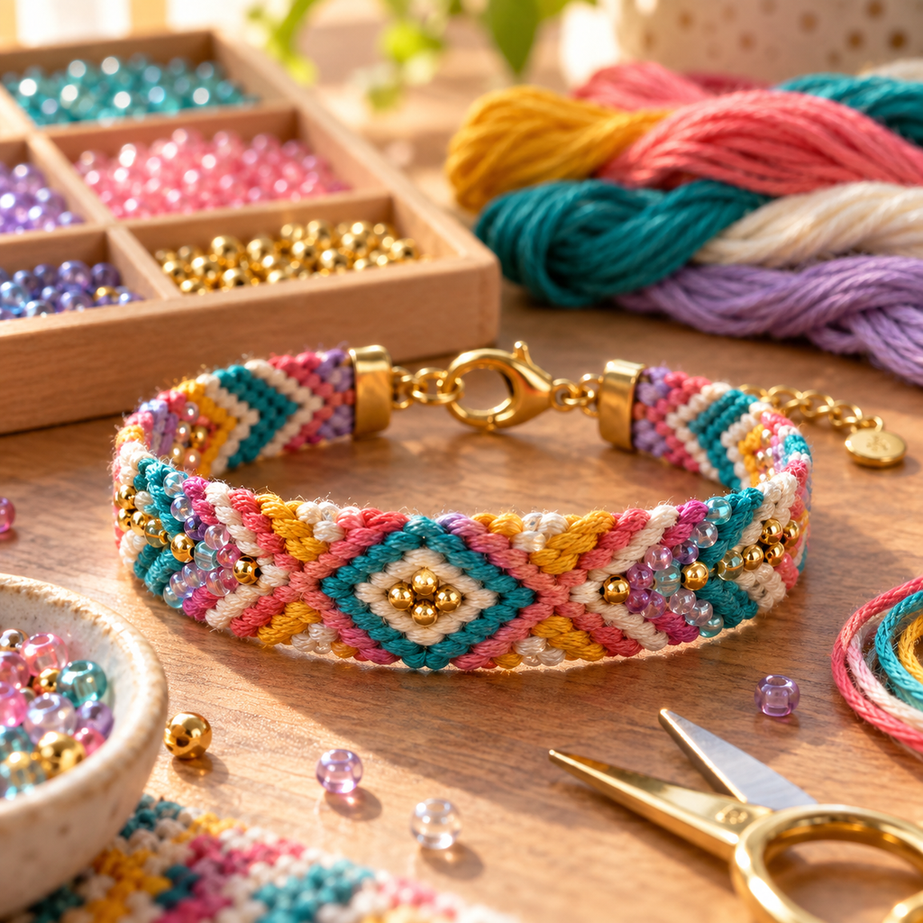 Selovyn Friendship Bracelet Making Kit detail image