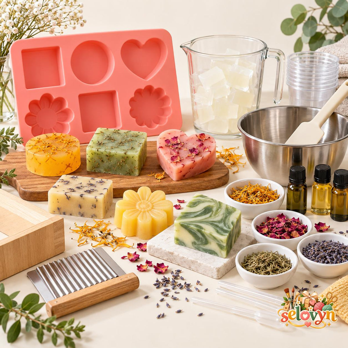 Selovyn Handmade Soap Making Kit main image