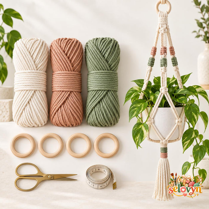 Macramé Plant Hanger Kit
