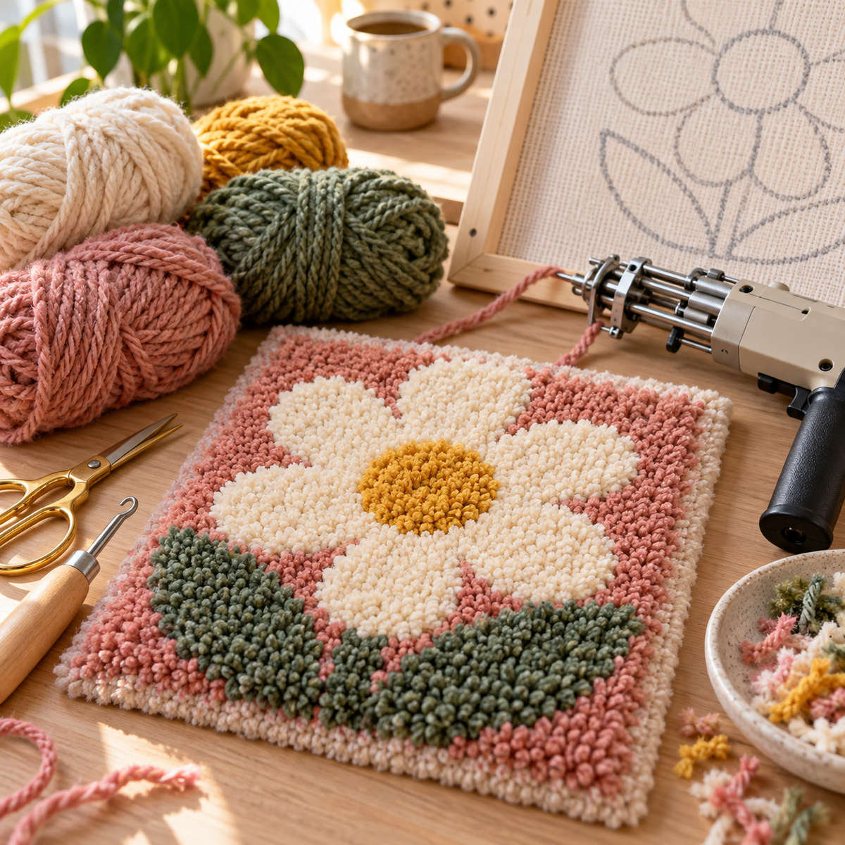 Selovyn Mini Tufted Rug Making Kit detail image