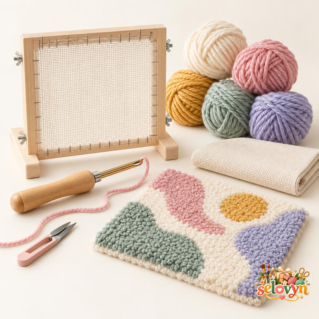 Selovyn Mini Tufted Rug Making Kit main image