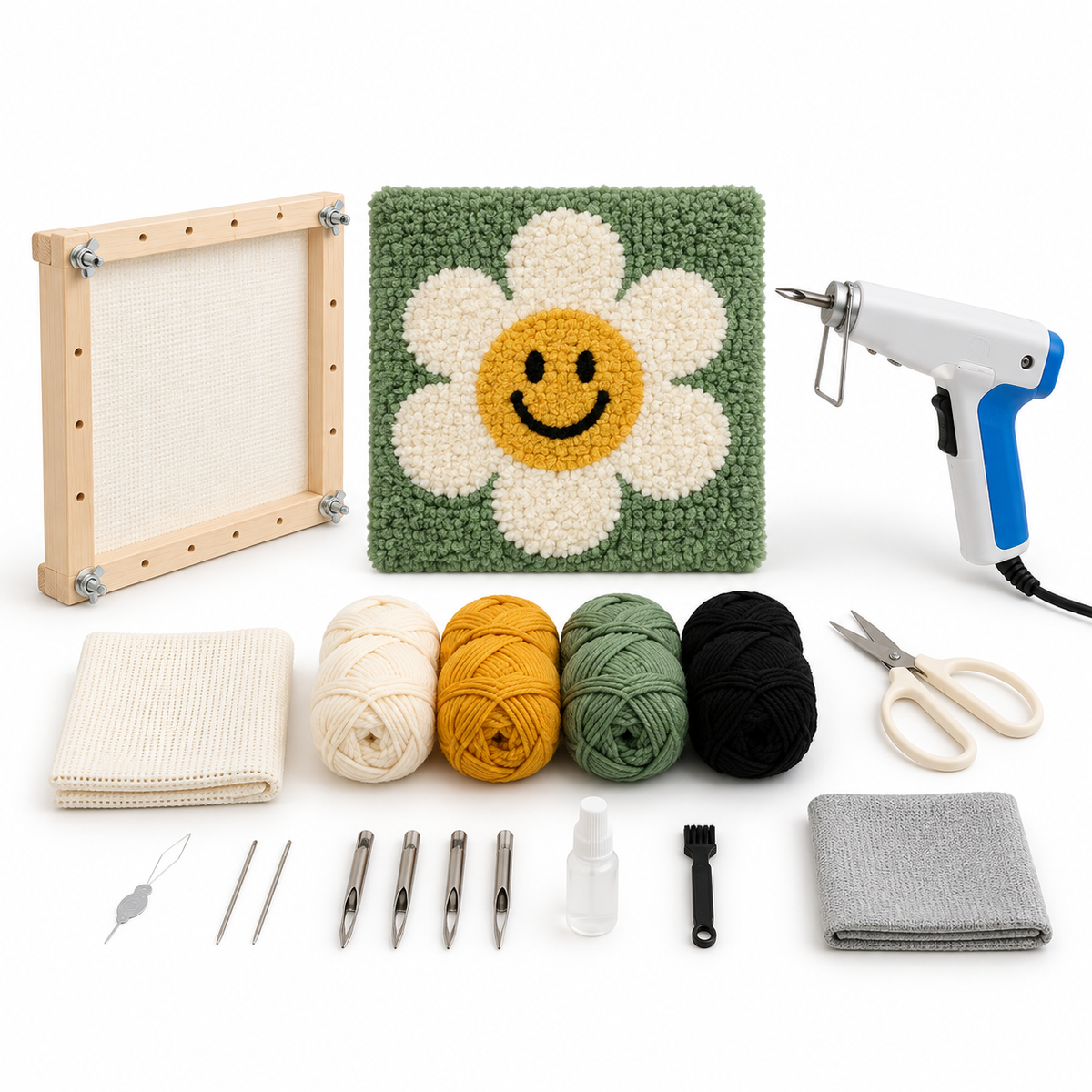 Selovyn Mini Tufted Rug Making Kit white image