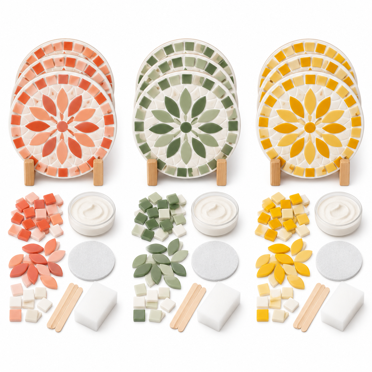Selovyn Mosaic Coaster Craft Kit sku image