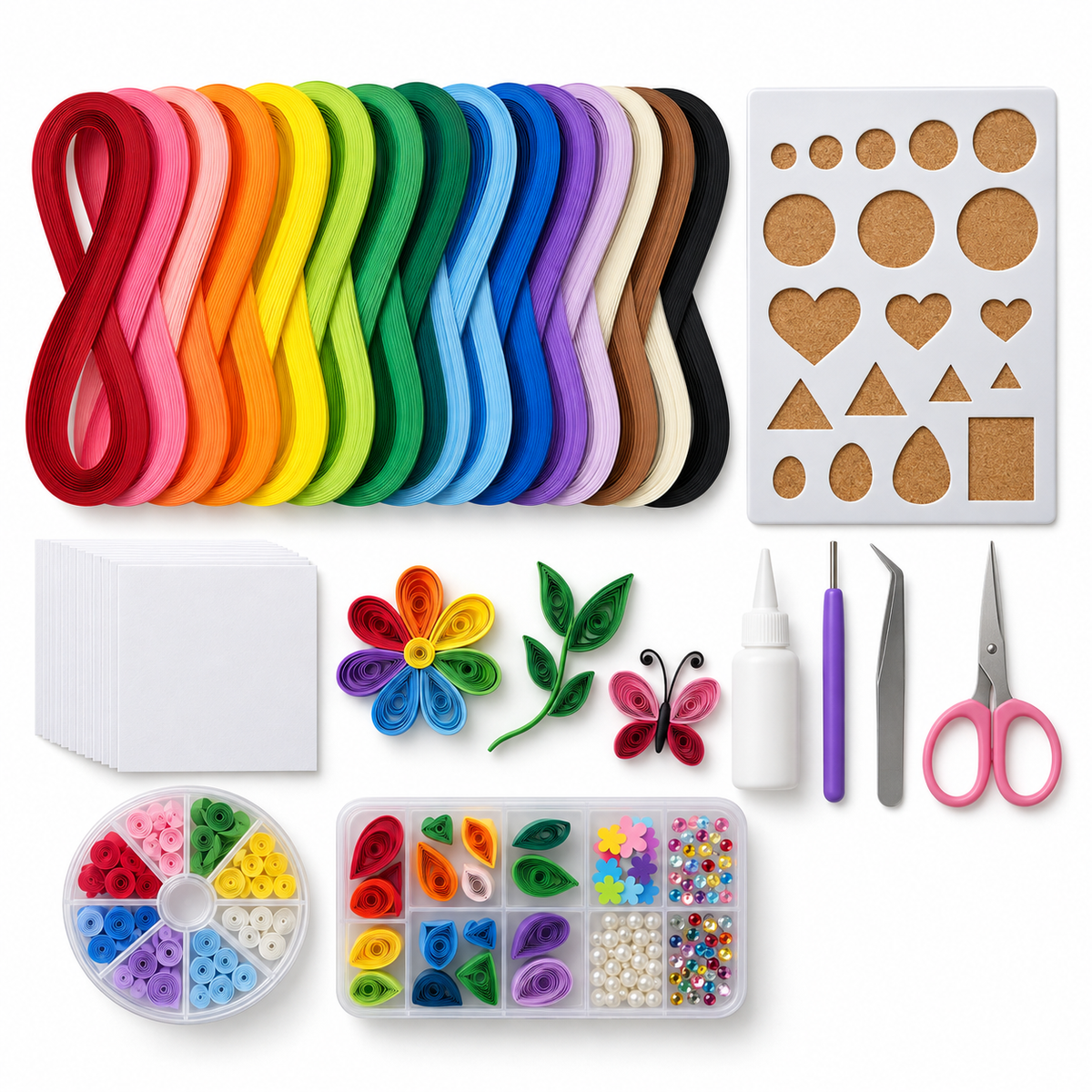 Selovyn Paper Quilling Art Kit detail image