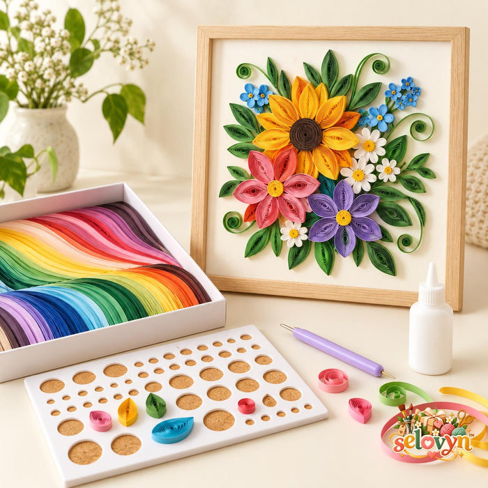 Paper Quilling Art Kit