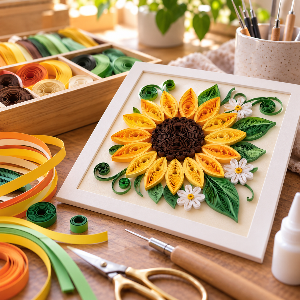 Selovyn Paper Quilling Art Kit white image