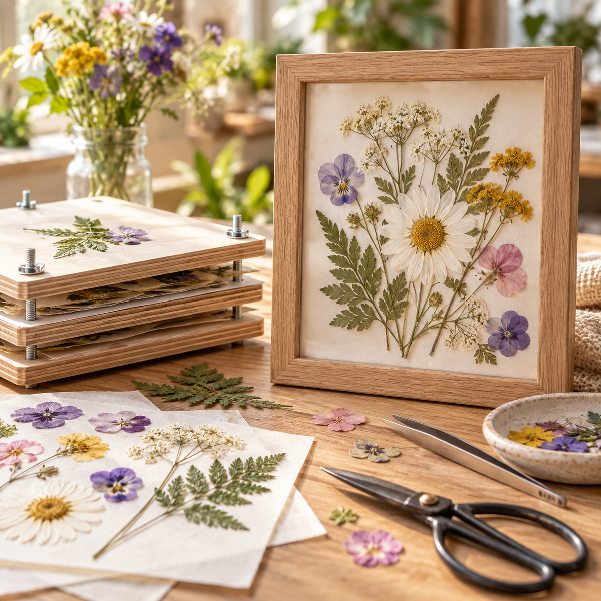 Selovyn Pressed Flower Frame Kit detail image