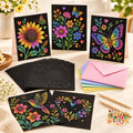 Selovyn Scratch Art Greeting Card Kit main image