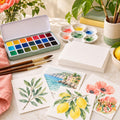 Selovyn Watercolor Postcard Painting Kit main image