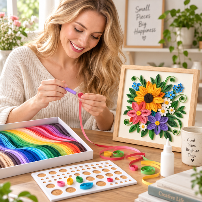 Paper Quilling Art Kit